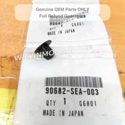 Clip de forro de guardabarros interior genuino OEM 90682-SEA-003 para Honda Jazz Fit 2007-2020 Foto 1 de 4