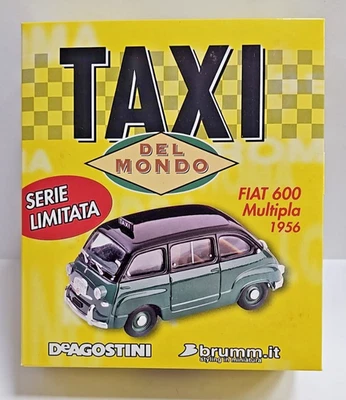 Taxi del Mondo Fiat 600 Multipla 1956 De Agostini scala 1:43 limited (VG26) - Immagine 1 di 4