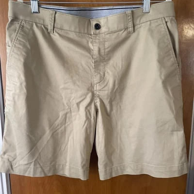 Pantalones Cortos Nike Dri-FIT 36 Caqui Tostado Golf Frente Plano Foto 1 de 4