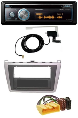 Pioneer Bluetooth DAB MP3 USB CD Autoradio für Mazda 6 (08-12) silber schwarz - Bild 1 von 4