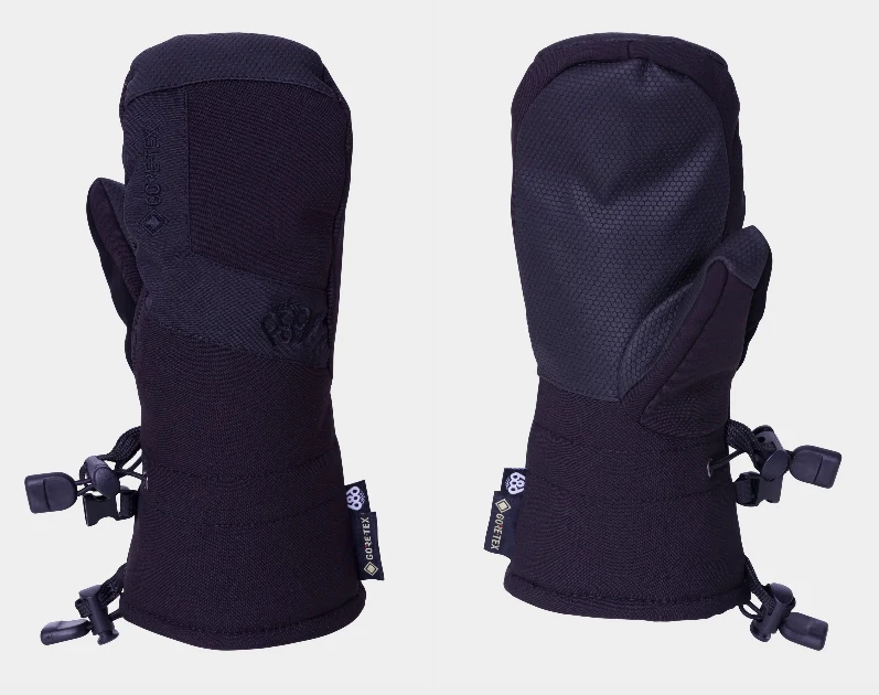 686 Youth Gore-Tex Linear Mitts Black 2026 — 第 1/1 张图片