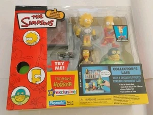 NIB The Simpsons Treehouse of Horror Collector's Lair Interactive Playset - Picture 1 of 8