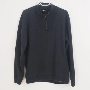 Legends Highland 1/4 Zip Long Sleeve Performance Pullover Black Herren XL - Bild 1 von 10