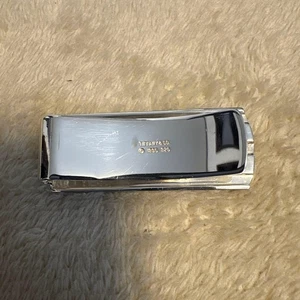 Tiffany & Co. Mini Geldbörse mit Geldklammer gestreift Silber Sterling Silber Tasche - Bild 1 von 7