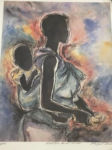 1991 Floyd Gordon Signed Limited Edition Print “Mother and Child” 657/800 - Picture 1 of 6