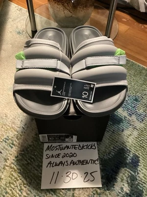 DS 2022 Nike Air Jordan Jumpman Super Play Plateado Verde Frijol Gris Hombre Talla 10 Foto 1 de 4