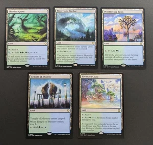 MTG Magic Set of 5 Simic Dual Lands EDH Commander Deck Staples Green Blue Mana - Picture 1 of 1