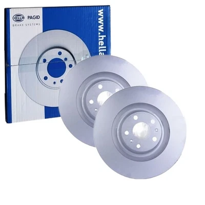 2x HELLA Pagid Disques de Frein Ø360mm Avant Convient pour Audi A6 A8 VW Phaeton - Photo 1/4