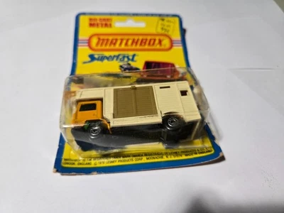 NIB Vintage 1976 Matchbox Superfast Die Cast Metal No.40 Hoursebox ORIGINAL BOX! - Image 1 of 4
