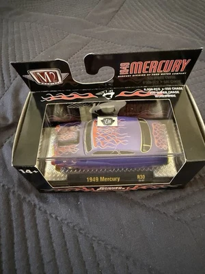 M2 GROUND POUNDERS 1949 MERCURY CUSTOM COUPE PURPLE WILD CHILD CHASE GOLD BUMBER - Image 1 of 4