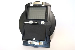 [MINT] Horseman Rotary Back for 4x5 w/Ground Glass & Focusing Hood From JAPAN - Picture 1 of 11