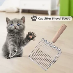 Pet Safe Scoop For Litter Box Tray Shovel Metal Cleaning Products - Picture 1 of 4