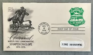 US Official Stamp Envelope. 1976. U582, 13c, FDC. - Picture 1 of 1