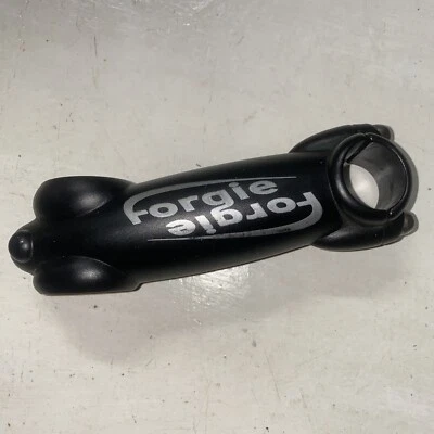 3T Forgie bicycle bike stem 110mm +/-5 degrees 1 1/8th” 25.4mm black alloy - Image 1 of 4