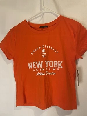 Camiseta corta naranja Green Goddess para mujer talla M Nuevo con Etiquetas Foto 1 de 4
