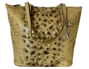 NUOVA borsa a tracolla/tote Brahmin Asher grande in pelle - tartaruga estiva Melbourne J51 - Foto 1 di 4
