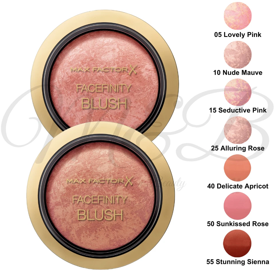 MAX FACTOR Creme Puff Blush Blusher Compact Pressed Powder SEALED *ALL SHADES* - Image 1 of 3