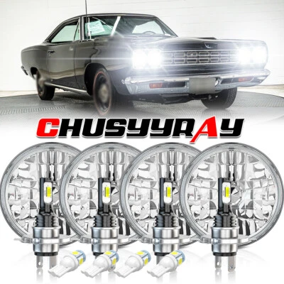 Faros redondos LED 5,75 5-3/4 4 piezas para Ford Thunderbird 1958 1959 1960-1978 Foto 1 de 4