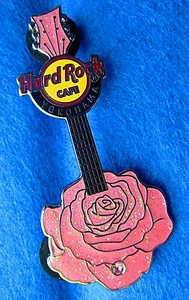 YOKOHAMA PRIMAVERA FLOR GUITARRA SERIE JOYA ROSA Hard Rock Café 09 PIN LE100 - Imagen 1 de 1