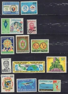 FILIPPINE 1974-1978 1229, 1231, 1272, 1327-1328, 1330, 1340-1342, 1347, 1369a - Foto 1 di 1