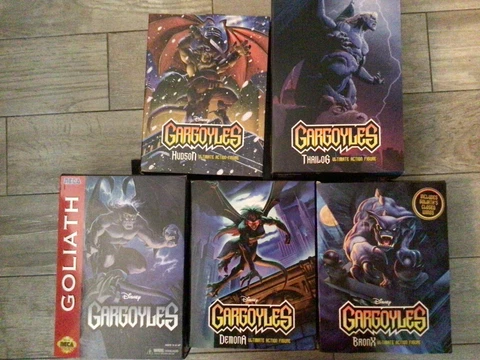 Neca Gargoyles Lot of 5: Thailog, Hudson, Demonia, Goliath (Video Game), Bronx Cover