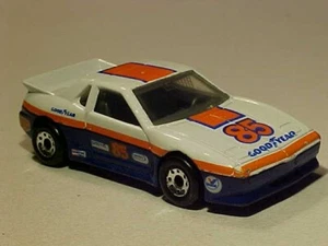 3 INCH Pontiac Fiero 1985 Matchbox 1/64 Range Diecast VNMint Loose - Afbeelding 1 van 6