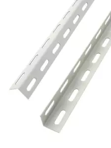 Montanti Angolari in Acciaio per Ripiani Scaffali Scaffalatura 35x35mm h.200 cm - Foto 1 di 2