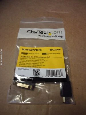 STARTECH HDDVIMF8IN Male HDMI to Female DVI-D Video Cable Adapter NEW NEU NUOVO - Bild 1 von 4