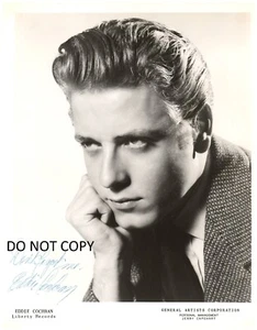 EDDIE COCHRAN Autographed Signed 8x10 Reprint Photo #1 !! - Picture 1 of 1