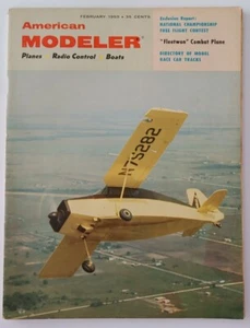 Vintage American Modeler Magazine February 1959 Airplane Models  - Bild 1 von 5