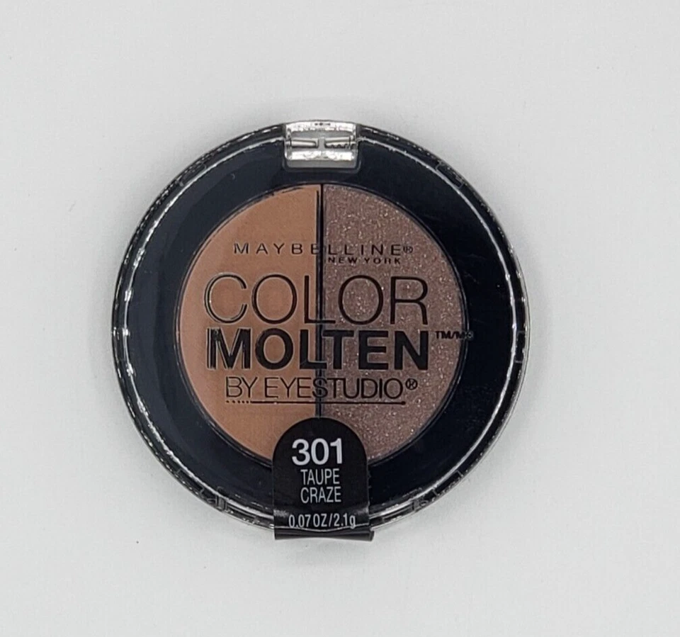 NUEVA sombra de ojos Maybelline Color fundida Duo 301 Taupe Craze Foto 1 de 1