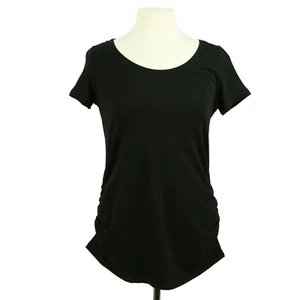 T-shirt donna Old Navy premaman aderente nera scollo a scoop taglia M nuova senza etichette - Foto 1 di 8