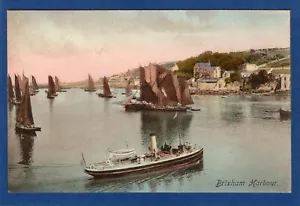 Barcos de pesca de vapor Brixham Harbour pc sin usar Frith Ref W252 - Imagen 1 de 1