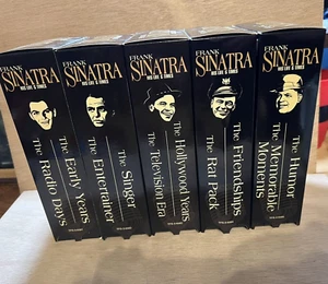 FRANK SINATRA “HIS LIFE AND TIMES” 10 VHS TAPES COLLECTORS EDITION SET Box ship - Picture 1 of 5