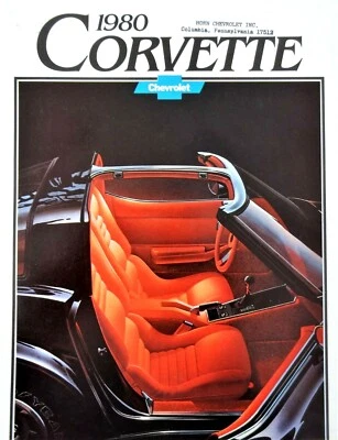 Chevrolet Corvette 1980 folleto Foto 1 de 3