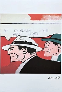 ANDY WARHOL  - Dick Tracy - signed, numbered edition 34/100, 38 x 56 cm - Picture 1 of 7