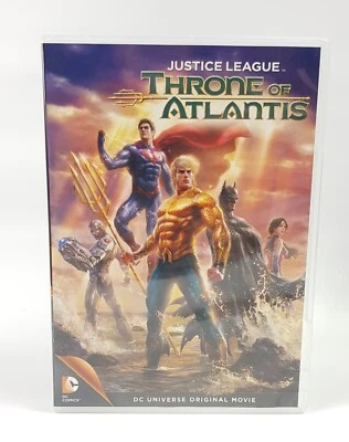 Justice League Throne of Atlantis DVD  DC Universe Movie Batman Superman - Image 1 of 4