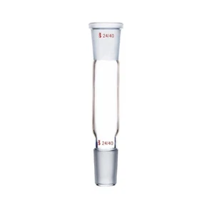 24/40 Straight Connecting Adapter Distilling Tube Ground Joint Cone To Socket - Picture 1 of 1