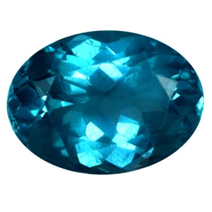 1.01 ct Wonderful Oval Cut (7 x 5 mm) Brazil Paraiba Blue Apatite Gemstone - Picture 1 of 1
