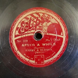 8" 78rpm HARDY & HUDSON after a while / say it isn`t so - Picture 1 of 1