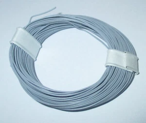 (1m = 23,9 ct) Decoderlitze 0,04 mm² Hochflexibel 10m Ring GRAU > --NEU-- - Bild 1 von 1
