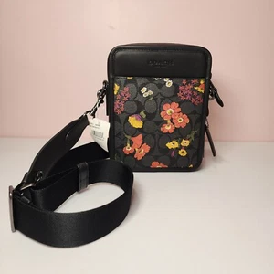 NWT Coach CR311 Men’s Sullivan Crossbody In Signature Canvas With Floral Print - Picture 1 of 9