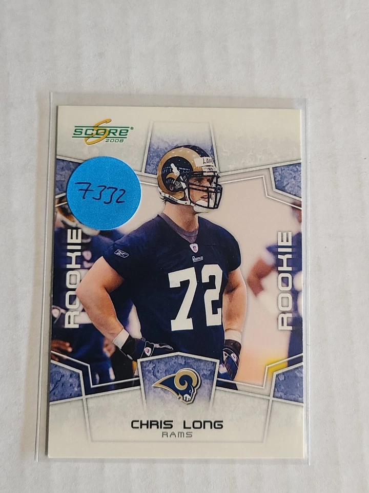 2008 Score Rookie Chris Long card 332 - Image 1 of 1