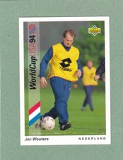 JAN WOUTERS NETHERLANDS UPPER DECK USA 94 WORLD CUP CARD #62