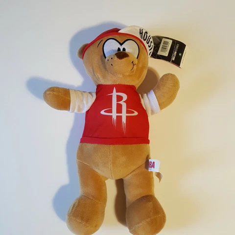 Houston Rockets Clutch Teddy Bear plush collectibles NBA Rally Monkey Basketball Cover