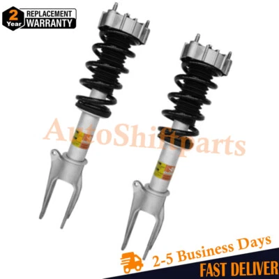 2X Front Shock Struts Assys PASM Fit 2010-2016 Porsche Panamera 970 w/EDC SPRING - Изображение 1 из 4