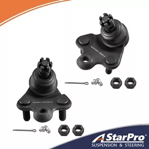 Front 2pc Lower Ball Joints For 2006-2008 Honda Civic Acura CSX 2009 2010 2011 - Picture 1 of 7