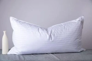 King Size Goose down Feather Hotel Collection Bed Pillows for Sleeping One Pillo - Picture 1 of 6