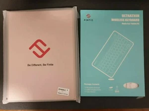 Fintie Keyboard Case for New iPad 10.2 8th Gen 2020 / 7th Generation 2019 Pink - Foto 1 di 4