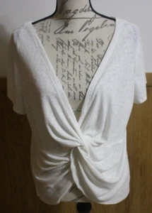 Camicetta No Boundaries SS con nodo intrecciato taglia XXL (19) junior schiena a V spiaggia lago estate - Foto 1 di 7